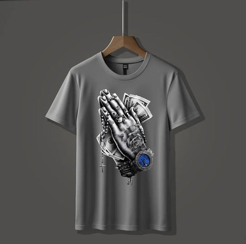 1 Pc Men's Cotton Printed T-Shirt